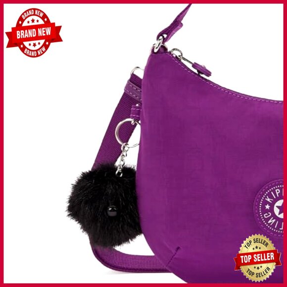 Kipling Amani GG Shoulder Bag - Lightweight Nylon Crossbody Purse - Picture 5 of 5